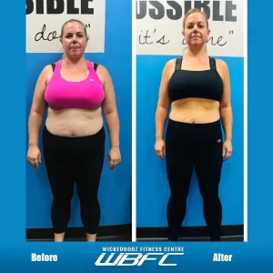 My name is Marney.I started this challenge feeling overweight, tired and very self-conscious @ a hefty 97kgs. 12 weeks on, I have lost 15.3kg, almost 10% body fat and have a new lease on life.I’ve got endless energy and I’m back to my confident and happy self. WB has turned my life around - I can’t wait for the next challenge!